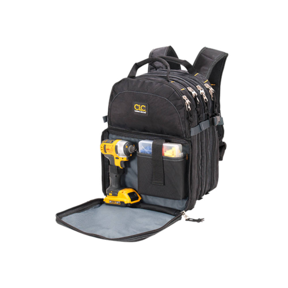 CLC Work Gear 75 Pockets Heavy Duty Tool Backpack