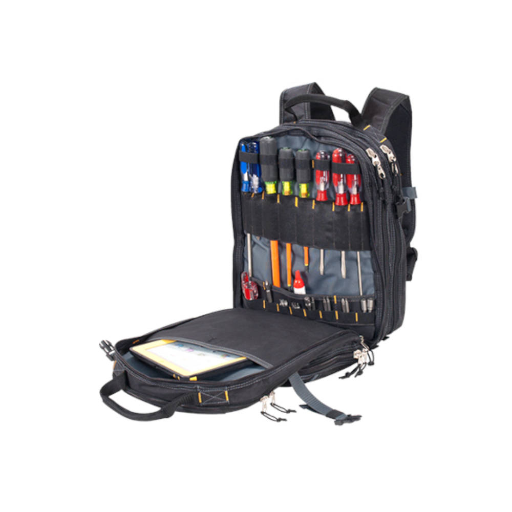 CLC Work Gear 75 Pockets Heavy Duty Tool Backpack
