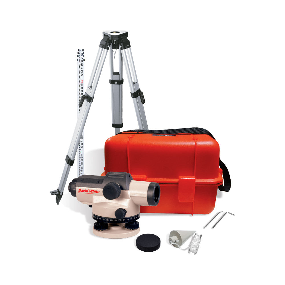 David White AL8-26 26X Automatic Level Kit  (Inch Graduation) |  44-D8926K-1C