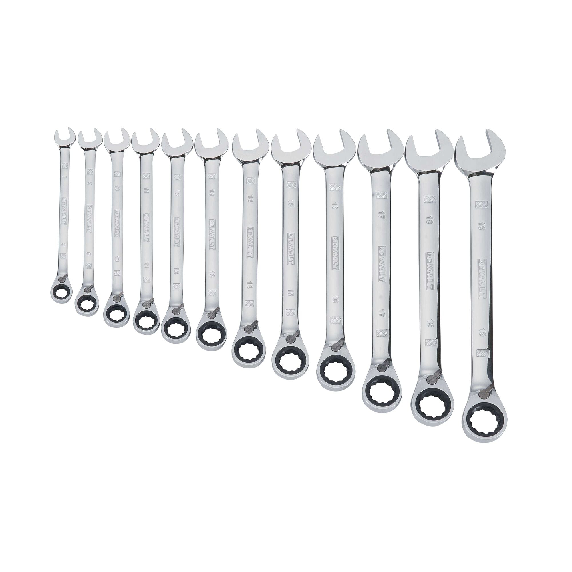 DeWalt DWMT19232 12 Piece Reversible Ratcheting Wrench Set