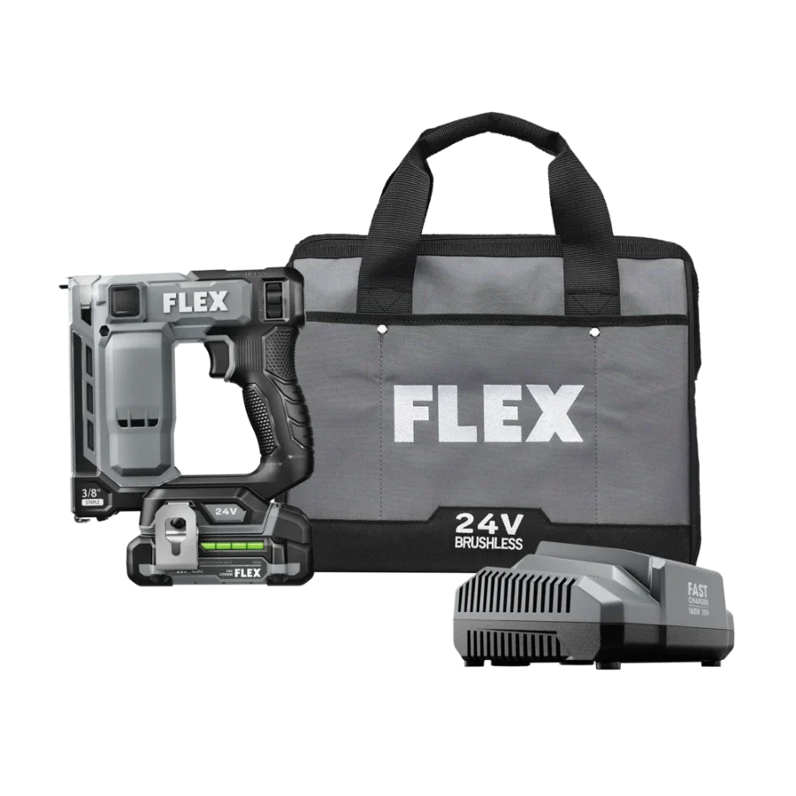 FLEX FX4521-1A 3/8" Stapler Kit (1x2.5Ah Battery+160W Charger)