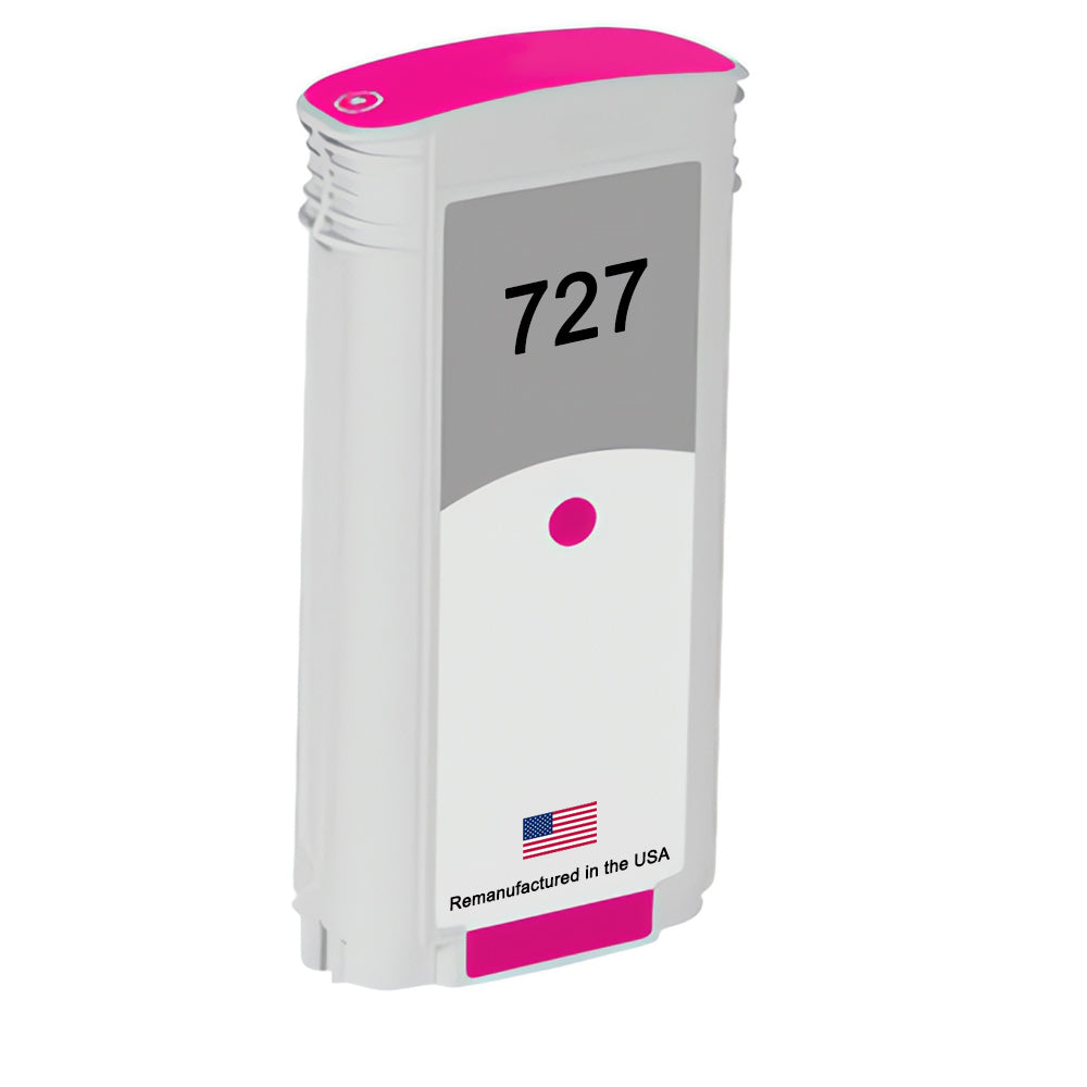 U.S. Remanufactured for HP 727 130ml (B3P20A) Magenta Ink Cartridges