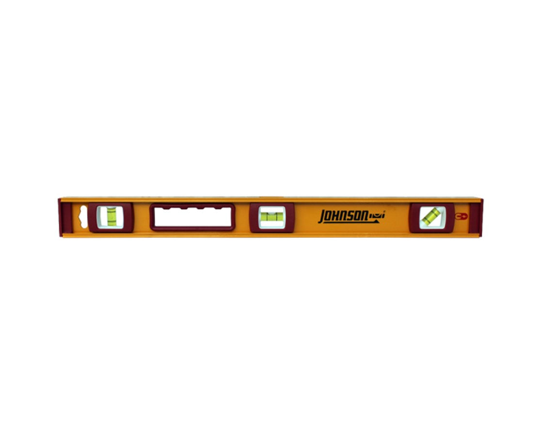 Johnson Levels Heavy Duty Magnetic Edge Aluminum Box Level