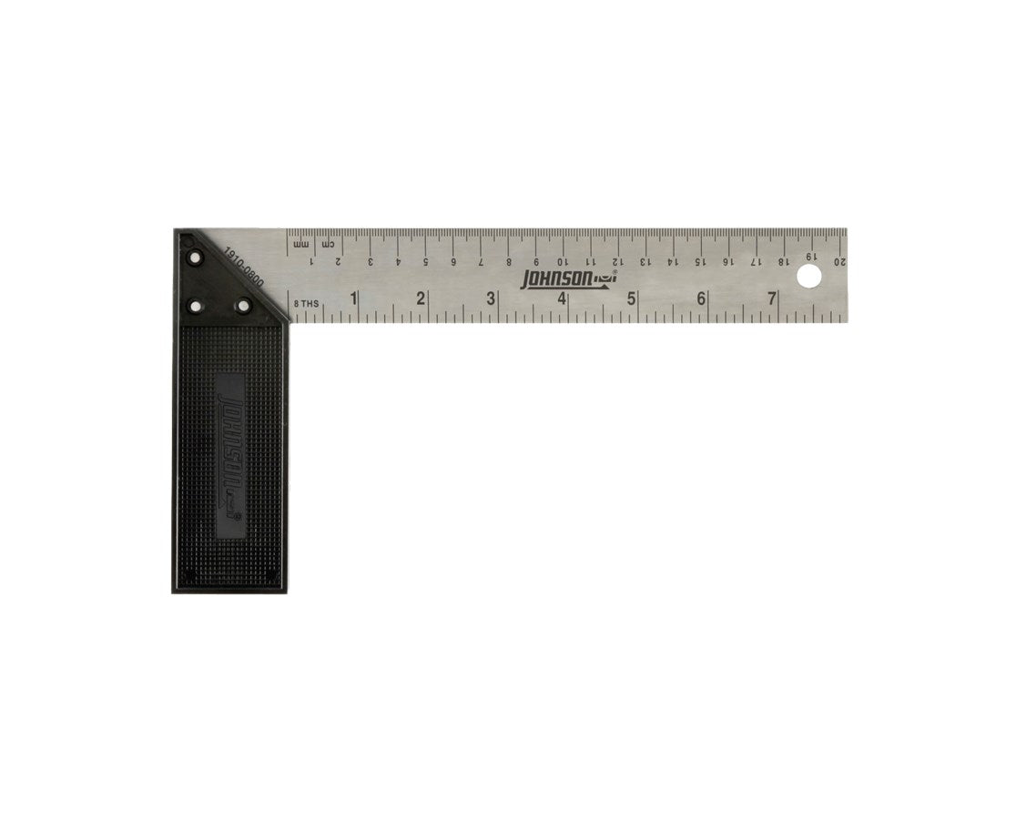 Johnson Levels Inch/Metric Structo-Cast Try & Mitre Square