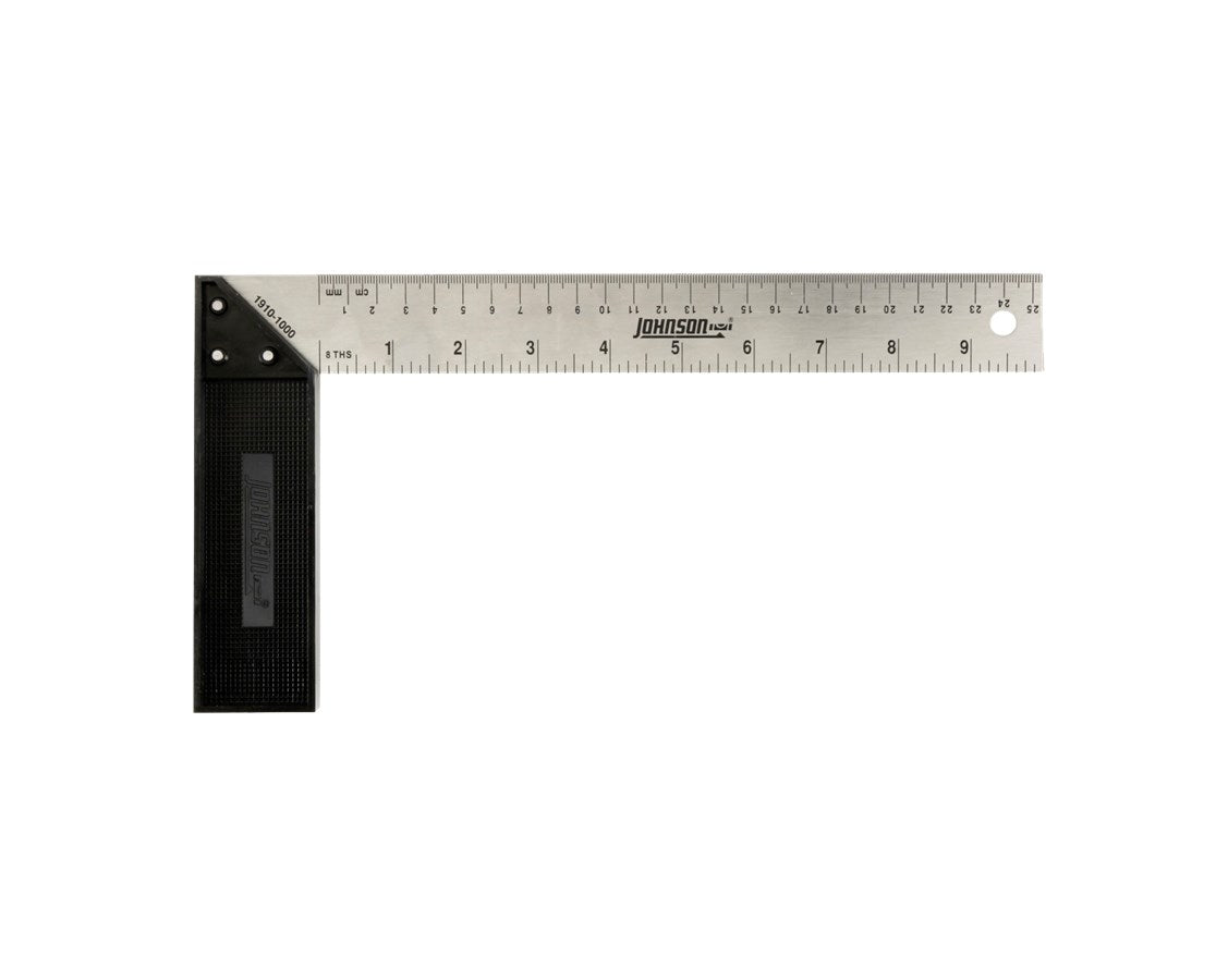 Johnson Levels Inch/Metric Structo-Cast Try & Mitre Square