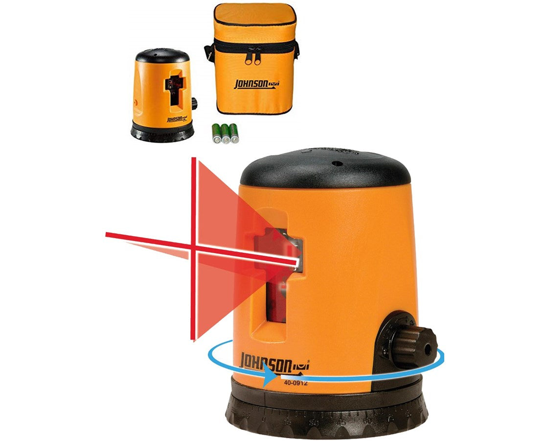 Johnson Levels 360-Degree Self-Leveling Cross-Line Laser