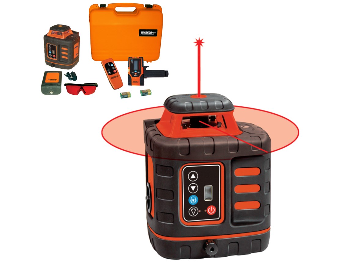 Johnson Levels Self-Leveling Rotary Laser Kit