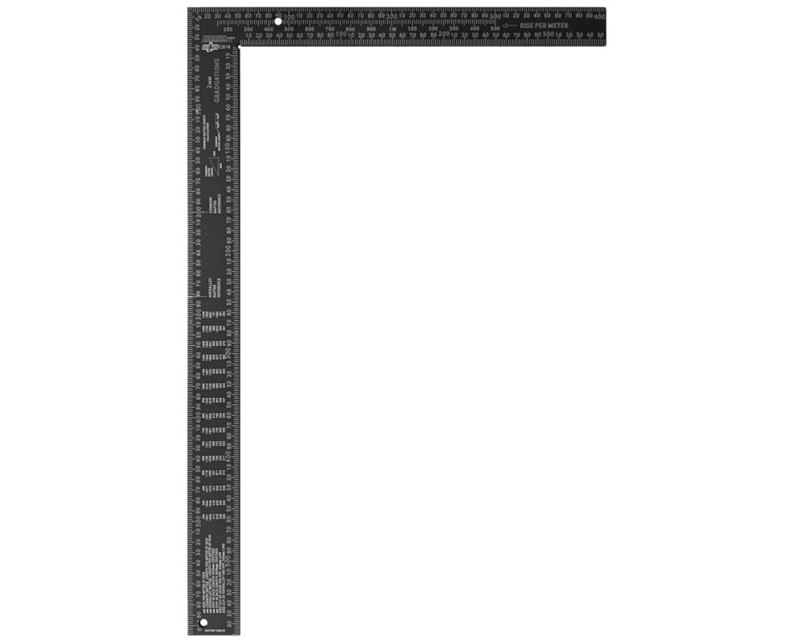 CS18 Johnson Level 400mm x 600mm Big J Pro Metric Aluminum Framing Square