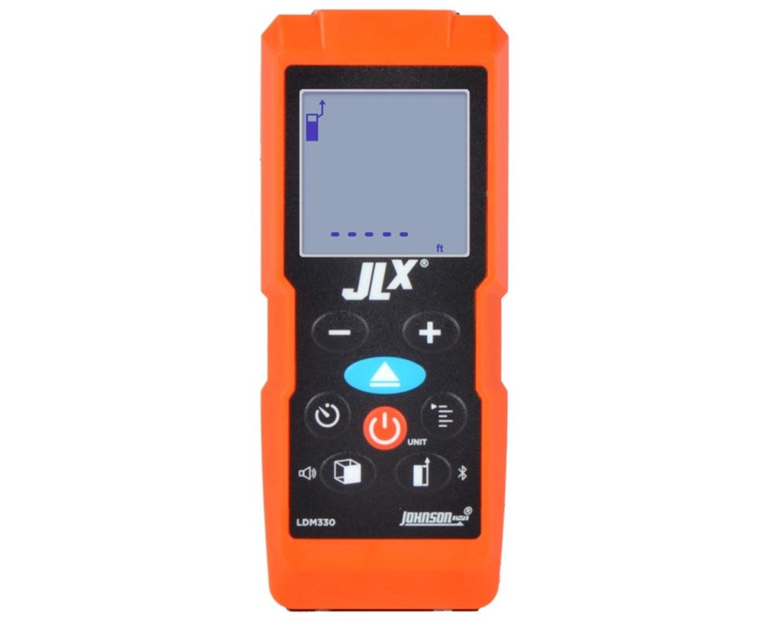 Johnson Levels 330' Laser Distance Meter w/ Angle Sensor and Bluetooth