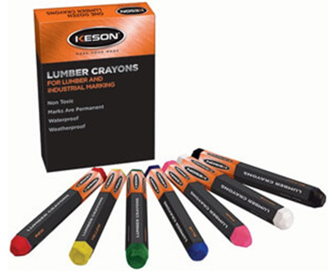 Keson Hard Lumber Crayon (Pack of 12)