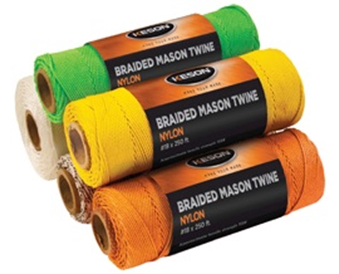 Keson Braided Nylon Mason Twine (12-Pack)