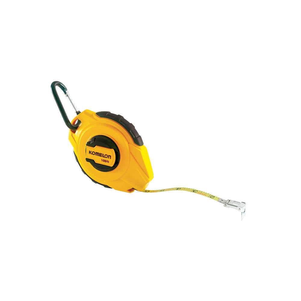 Komelon Gripper Evolution 100 ft Closed Case Long Steel Tape | 9911