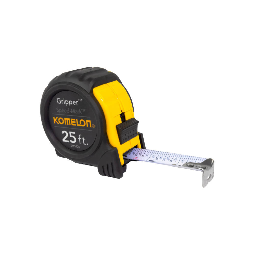 Komelon Gripper Speed Mark Series Tape Measure w/Fractional Graduation