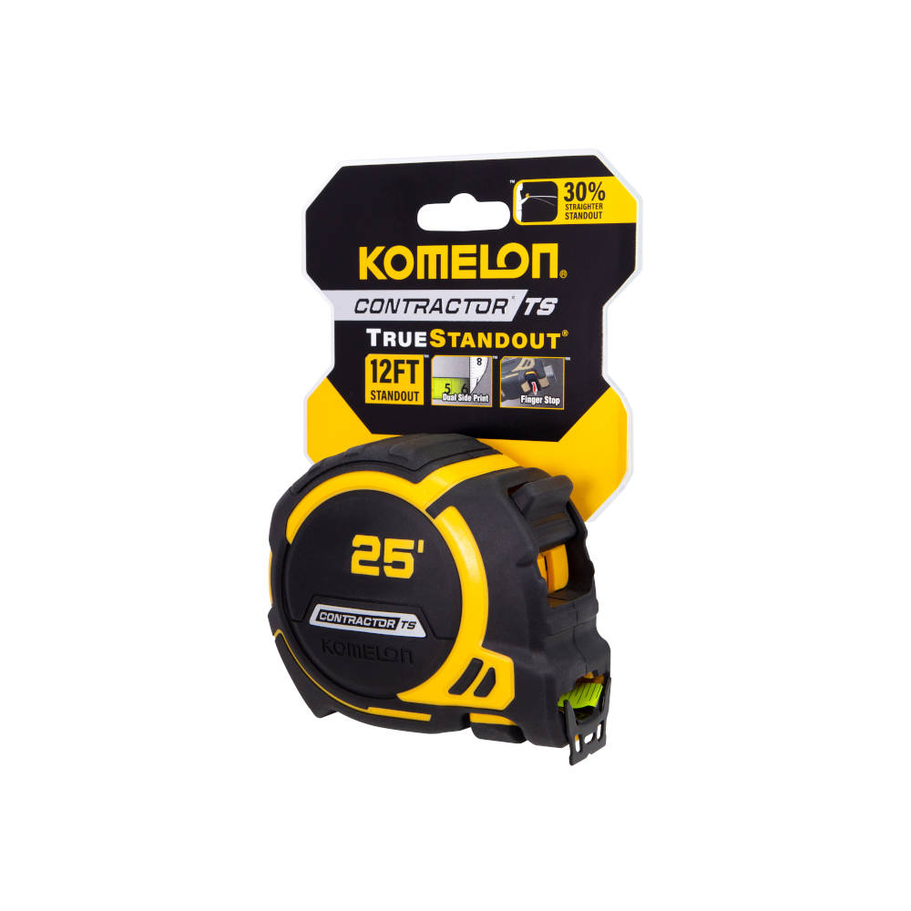 Komelon 1.25 inch Wide Blade Contractor TS Series Tape Measure