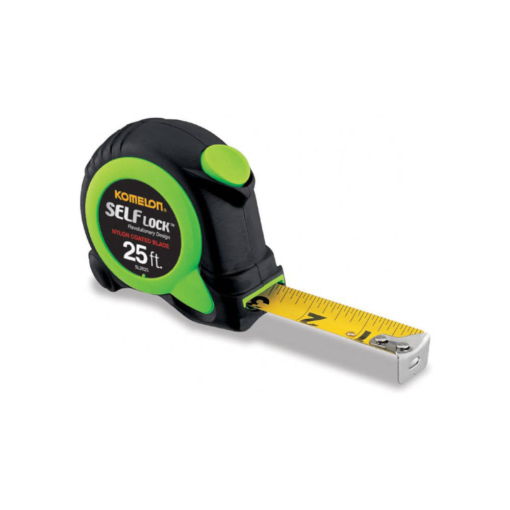 Komelon Self Lock Series Tape Measure with Green Case