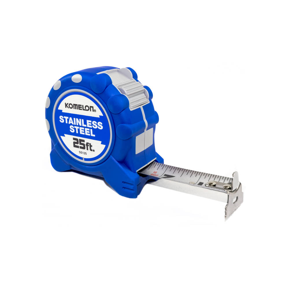 Komelon Stainless Steel Gripper Series Tape Measure