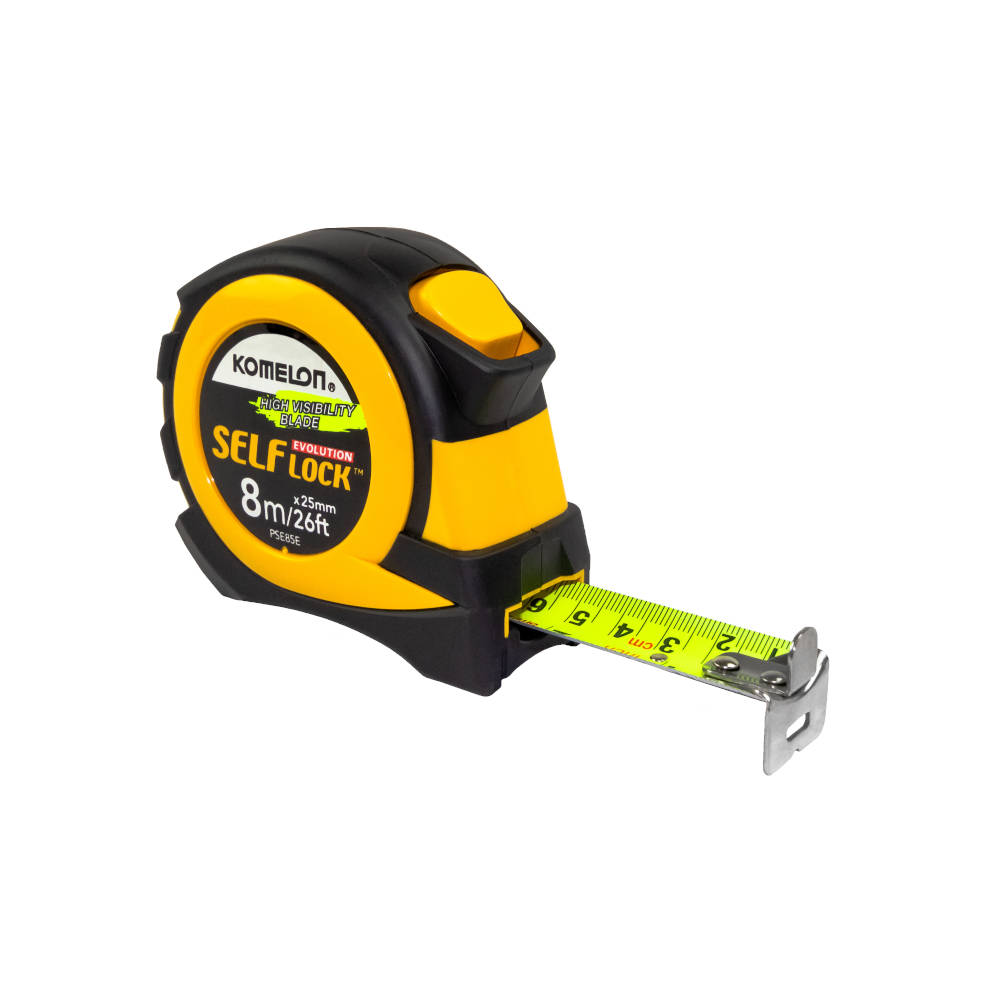 Komelon Self Lock Evolution Series Tape Measure (Inch/Metric)