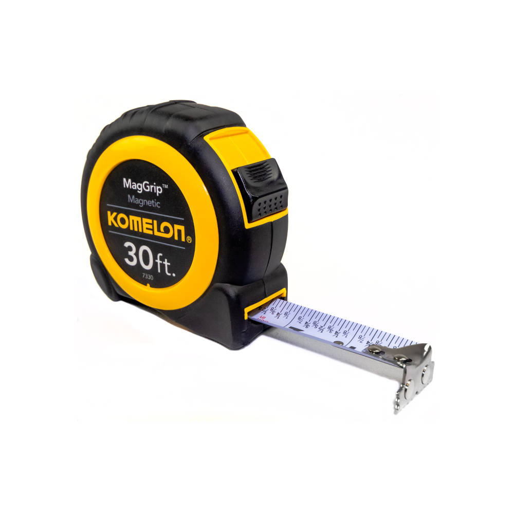 Komelon MagGrip Speedmark Series Tape Measure w/Fractional Graduations