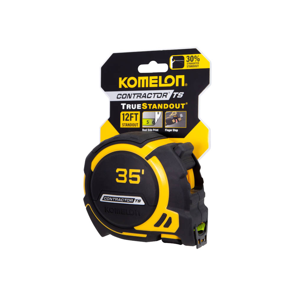 Komelon 1.25 inch Wide Blade Contractor TS Series Tape Measure
