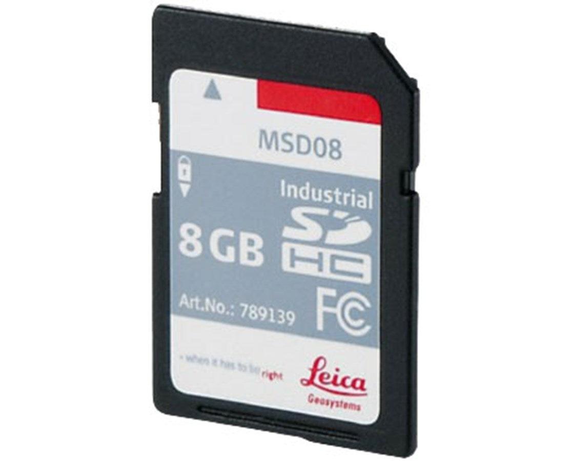 Leica MSD08 8GB SD Memory Card for Total Stations