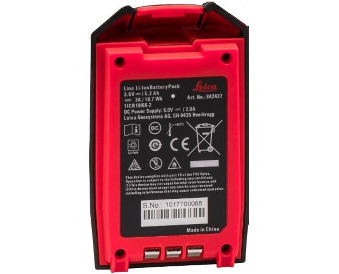 Leica Li-ion battery for Lino Lasers