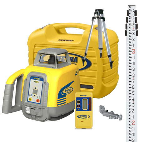Spectra LL1505C-82 w/HR320 Receiver, Inches-Rod, Tripod and Case