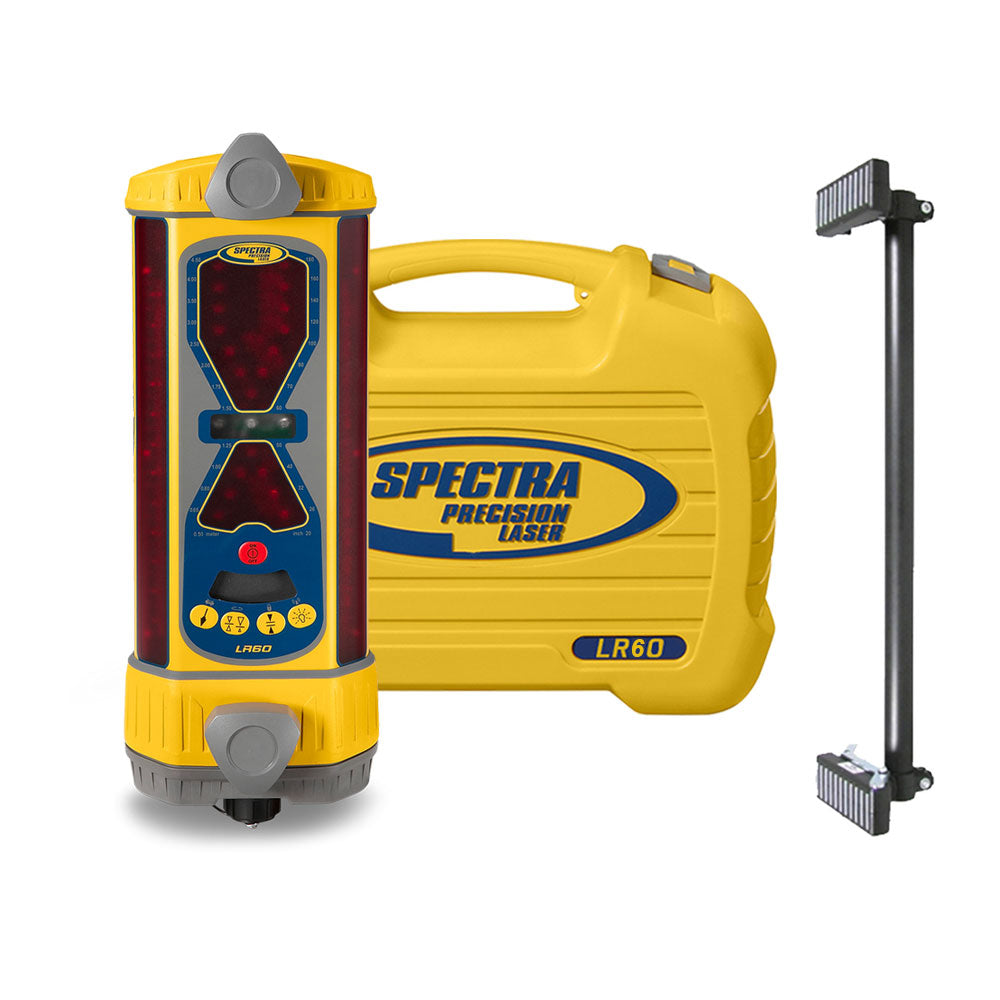 Spectra LR60 Machine Control Receiver For Dozers, Excavators, Scrapers, and Skid Steers