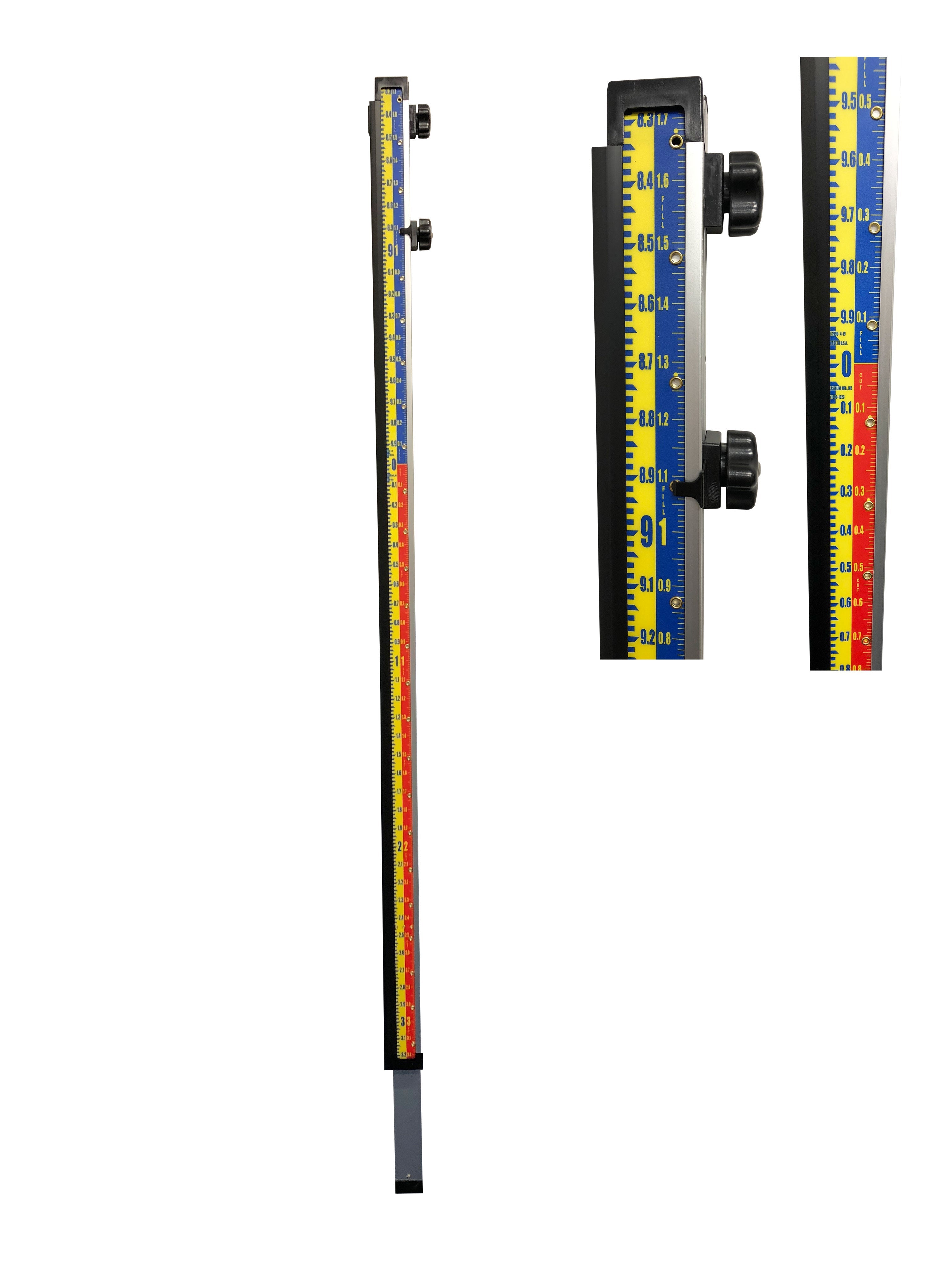 Cut & Fill Grade Rod w/ Topcon RL-H5A Rotary Laser & Premium Tripod
