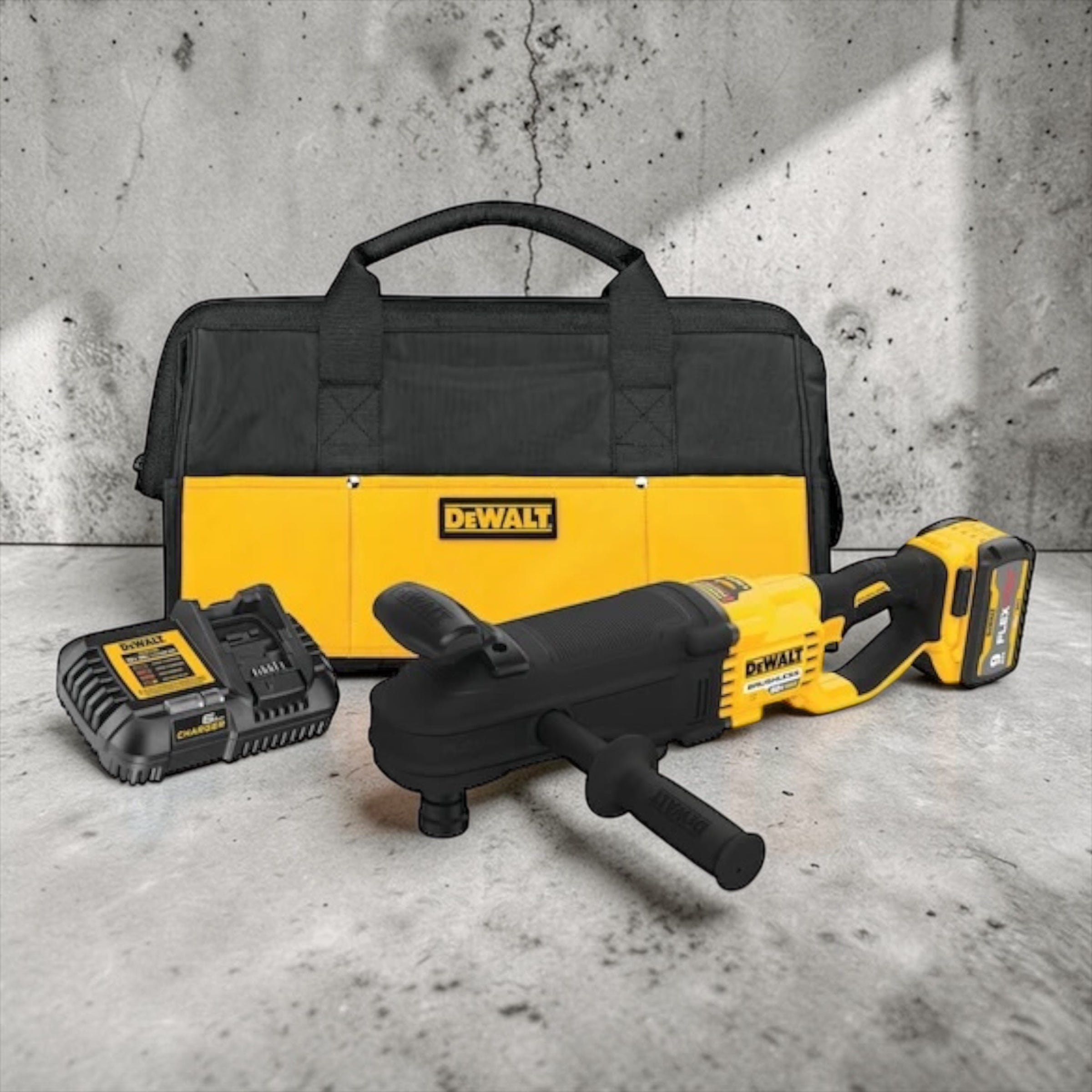 DEWALT 60V MAX* Brushless Cordless Quick-Change Stud and Joist Drill With E-CLUTCH® System Kit