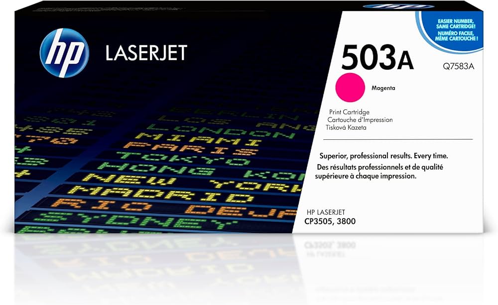 New, Pre-Owned - HP 503A Standard-Yield Magenta Toner Cartridge, Q7583A