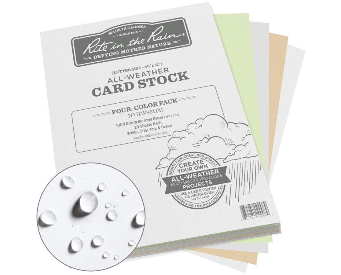 Rite In The Rain All-Weather Card Stock Paper