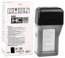New, Pre-Owned - Risograph S-4670 Black Ink Tank