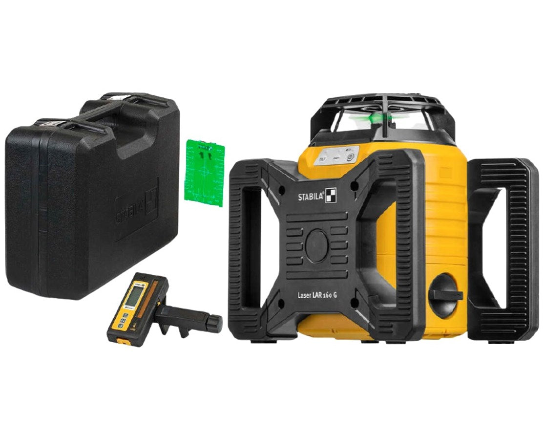 Stabila LAR 160G Green Beam Self-Leveling Rotary Laser Kit