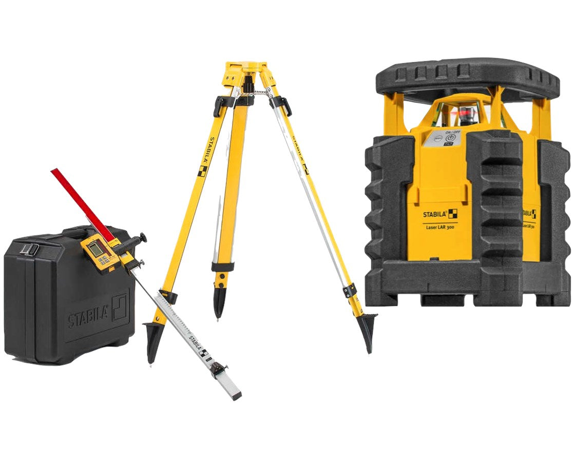 Stabila LAR 300 Self-Leveling Rotary Laser Kit