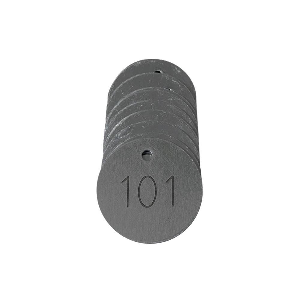 SitePro Tag-1.25" Aluminum Round, 101 - 200 | 19-TAG200-AR