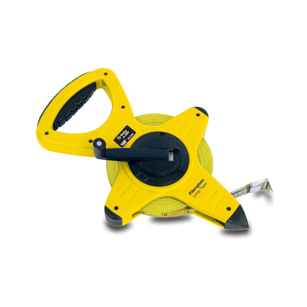 SitePro 100ft Fiberglass Dual-Sided Measuring Tape (Inches/8th) | 34-Y1008