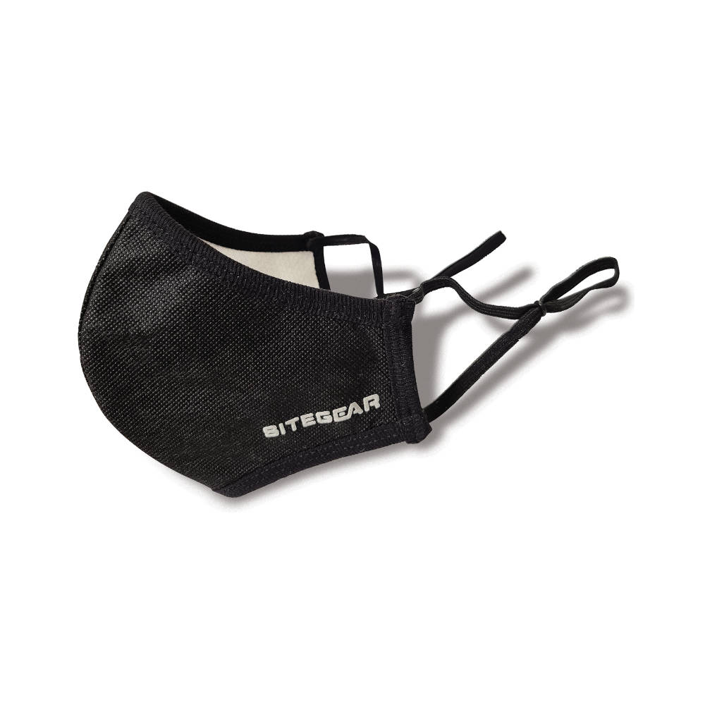 SitePro Protective Mask, Adjustable 3-Layer Black | 24-M2PR-BA