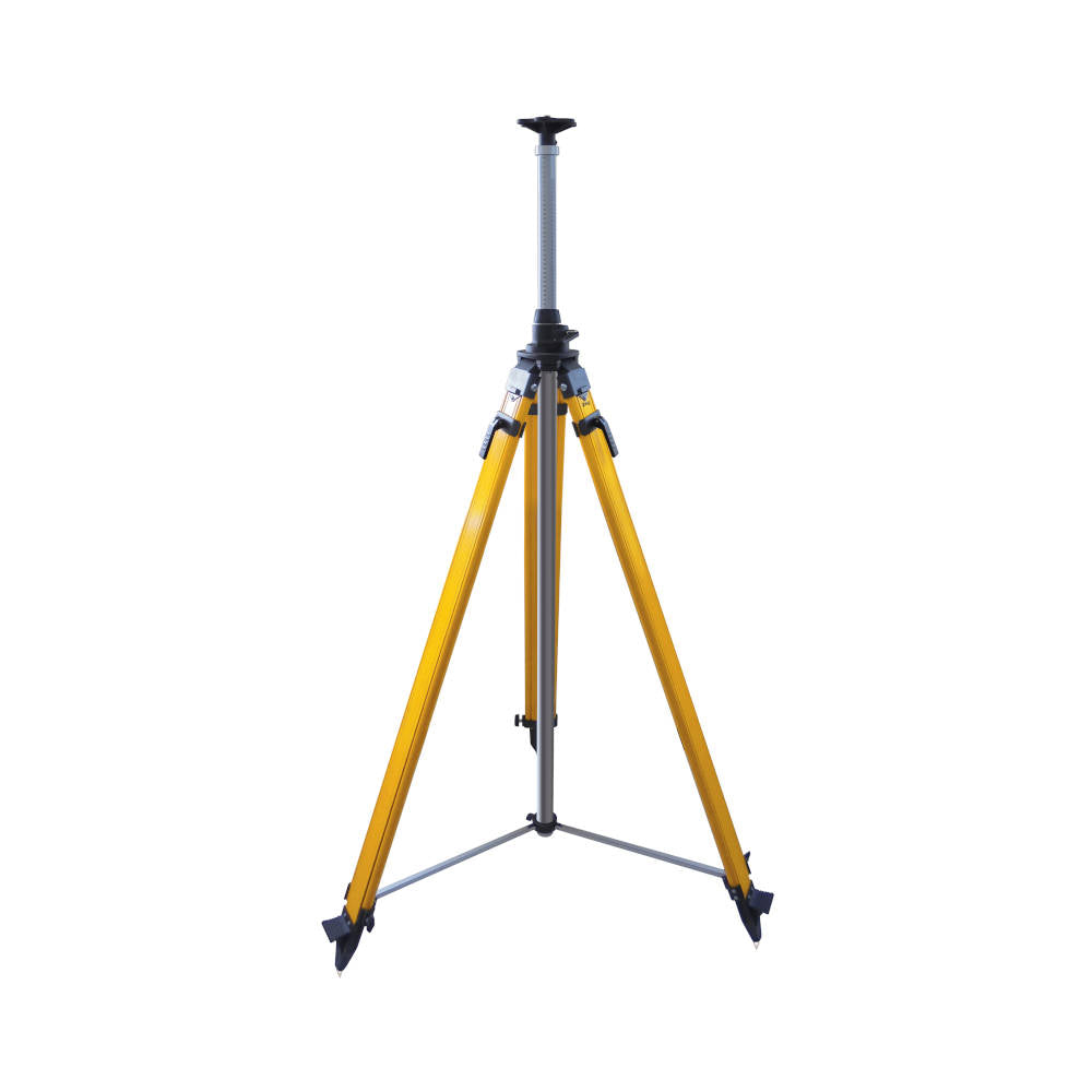 SitePro Fiberglass Heavy Duty Elevator Tripod w/Dual Clamp & Adjustable Center Column | 01-FGH30ELAZ-DCB