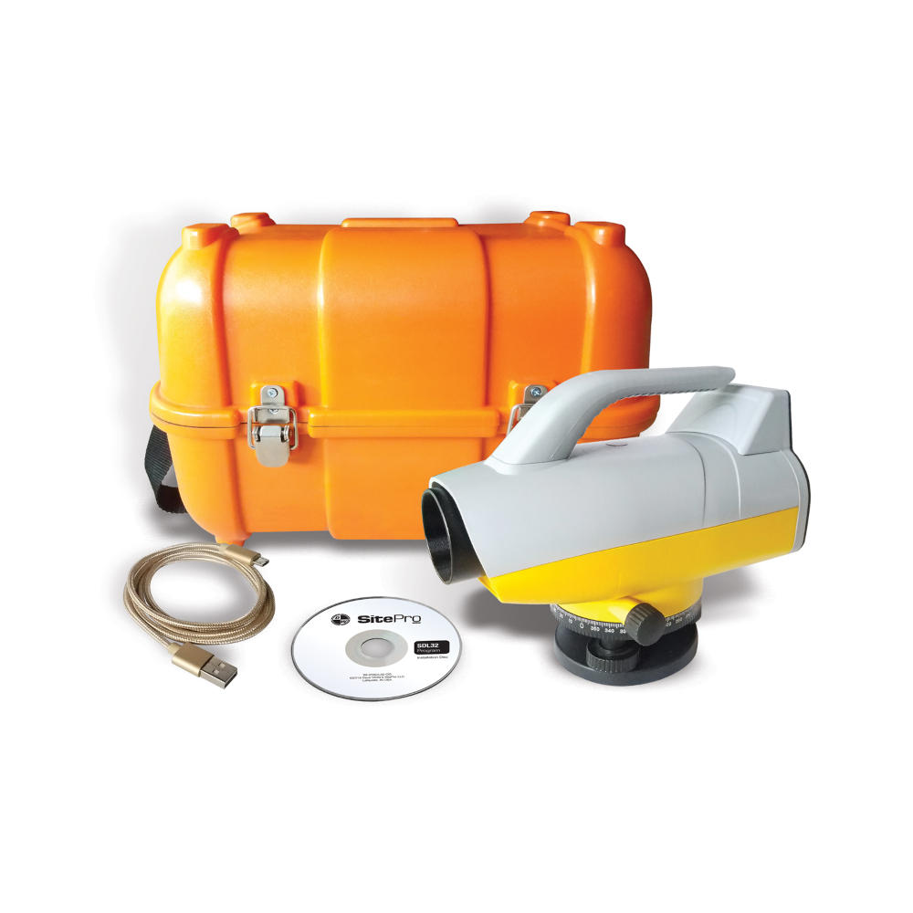 SitePro SDL 32 Digital Auto Level with Barcode Leveling Rod | 25-SDL32
