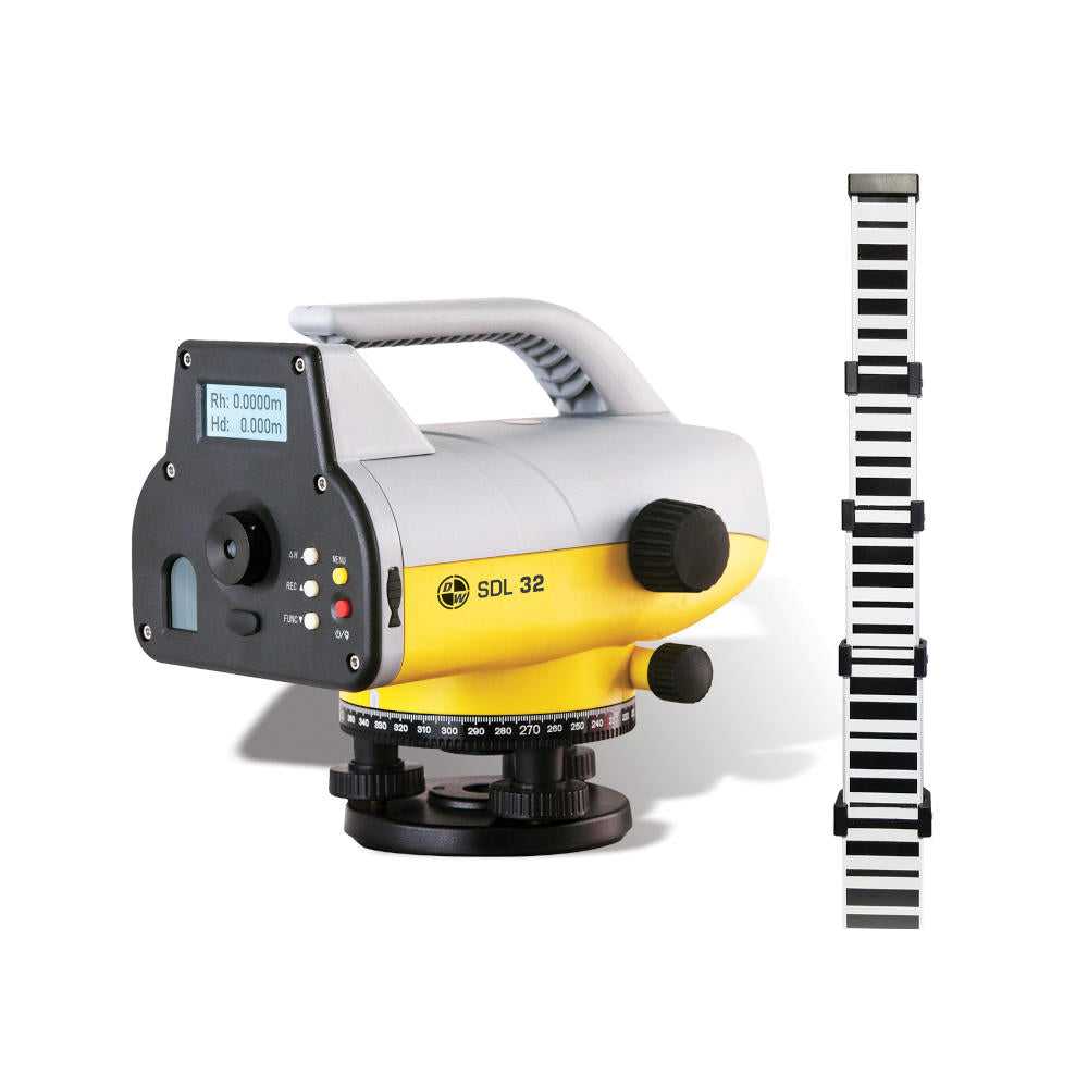 SitePro SDL 32 Digital Auto Level with Barcode Leveling Rod | 25-SDL32