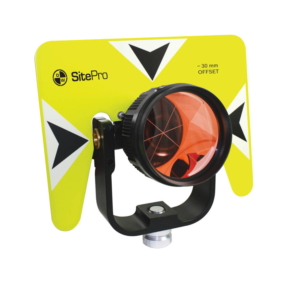 SitePro Single Tilt Prism Assembly w/Flo Lime Target | 03-1010-FC