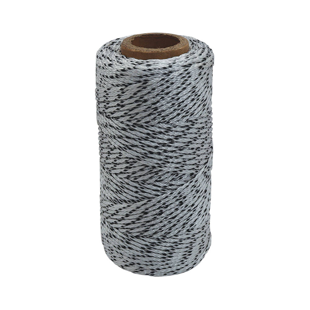 SitePro Braided Twine - Black & White, 250-ft  | 19-SBT250-BW