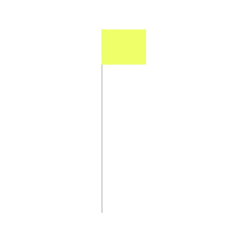 SitePro Stake Flagging-4x5x21-Glo Yellow | 19-F4521-GY