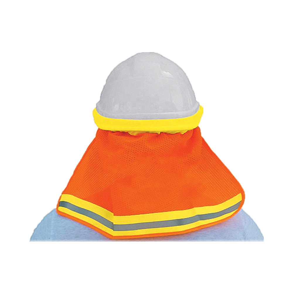 SitePro Neck Shade for Safety Hard Hats (Fluorescent Orange) |  23-SNC5600