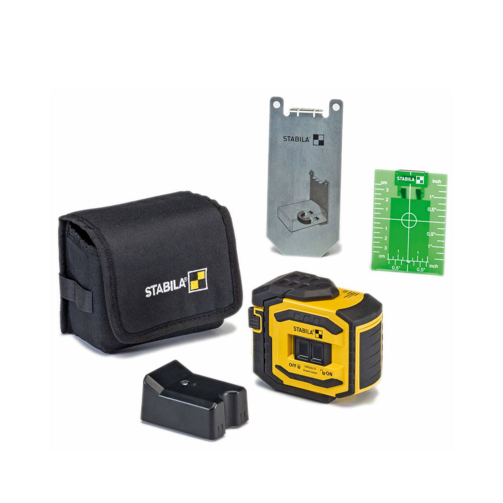 Stabila LAX300G Green Beam Cross Line & Dot Laser Level | 03185