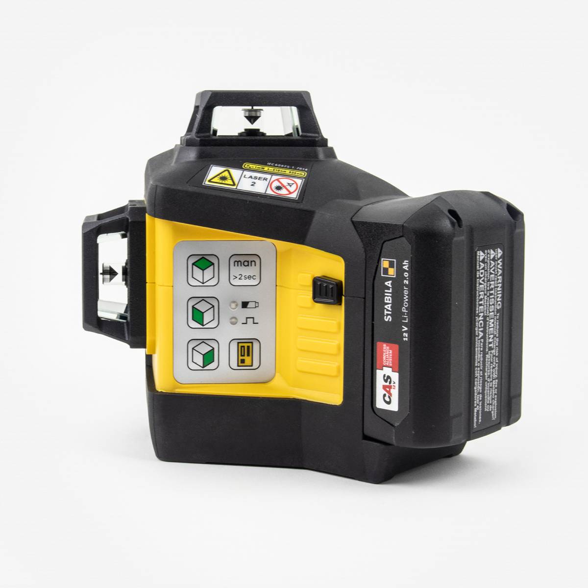 Stabila LAX 600G 3 Plane/360° Green Beam Laser Kit, 7 Pieces