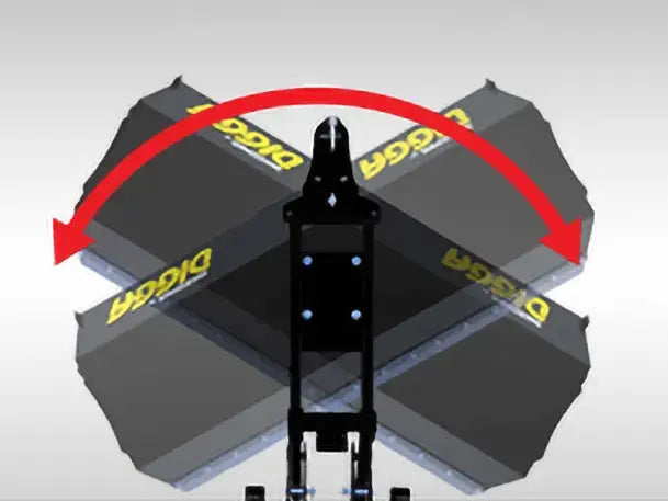 Sweeper Angle Broom - Hydraulic Adjustable