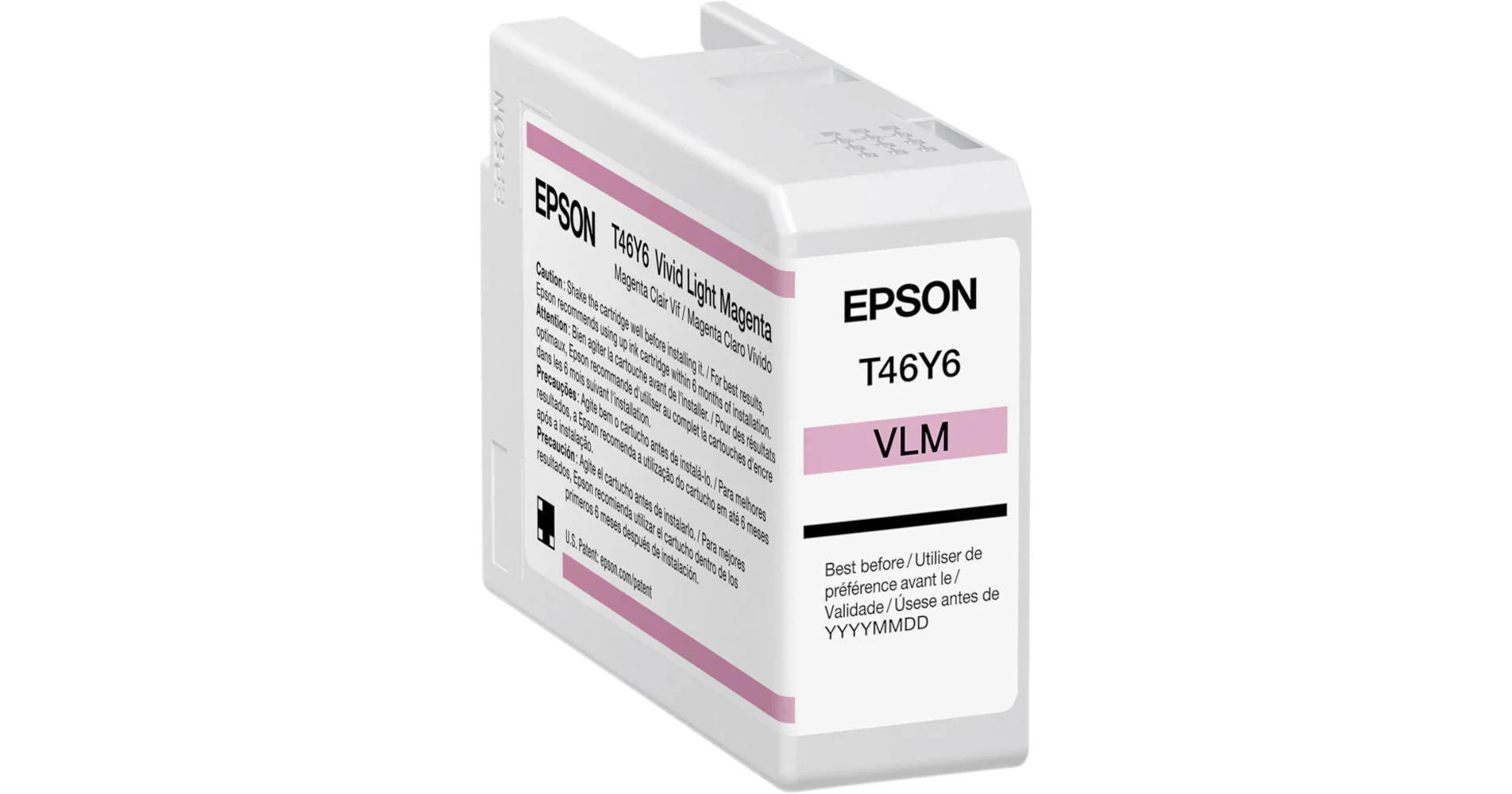 New, Pre-Owned - Epson T46Y6 Standard Yield Vivid Light Magenta Ink Cartridge