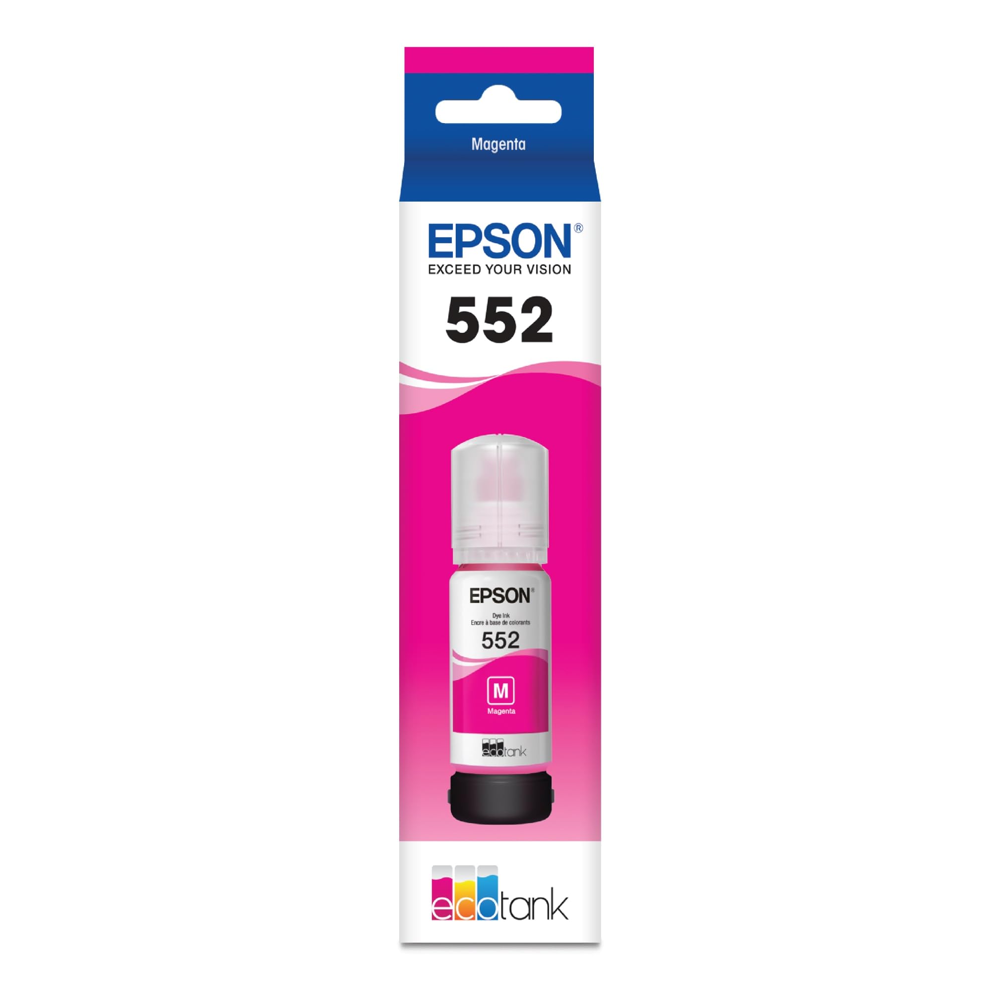 New, Pre-Owned - Epson (552) Ultra High-Yield Magenta Ink Bottle, T552320-S