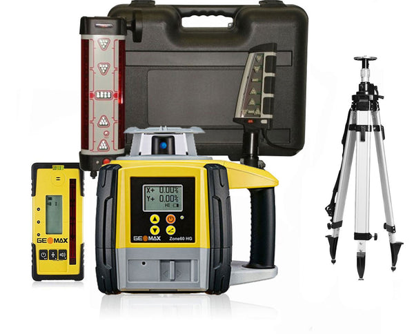 GeoMax Machine Control Receiver & Dual Grade Laser Package For Excavat
